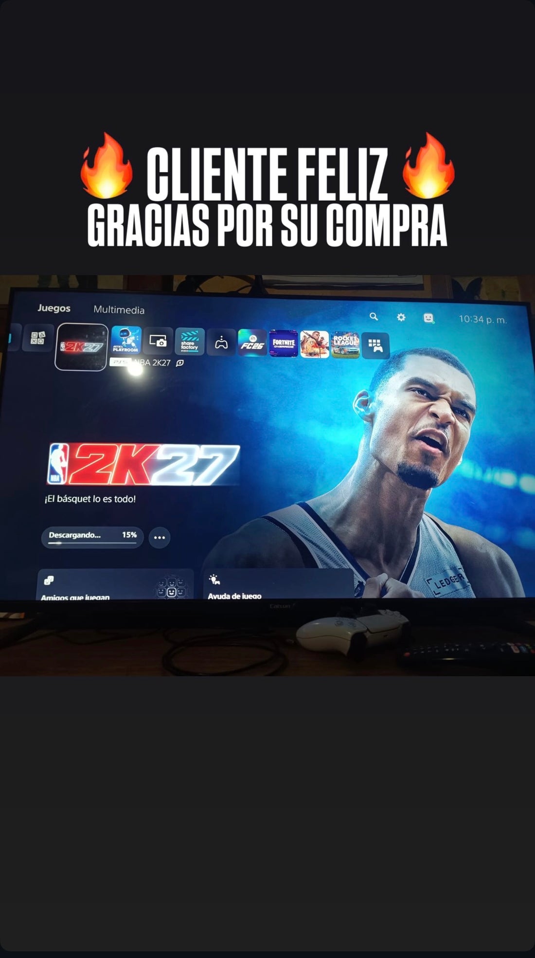 Reseña de cliente PSNCHILE