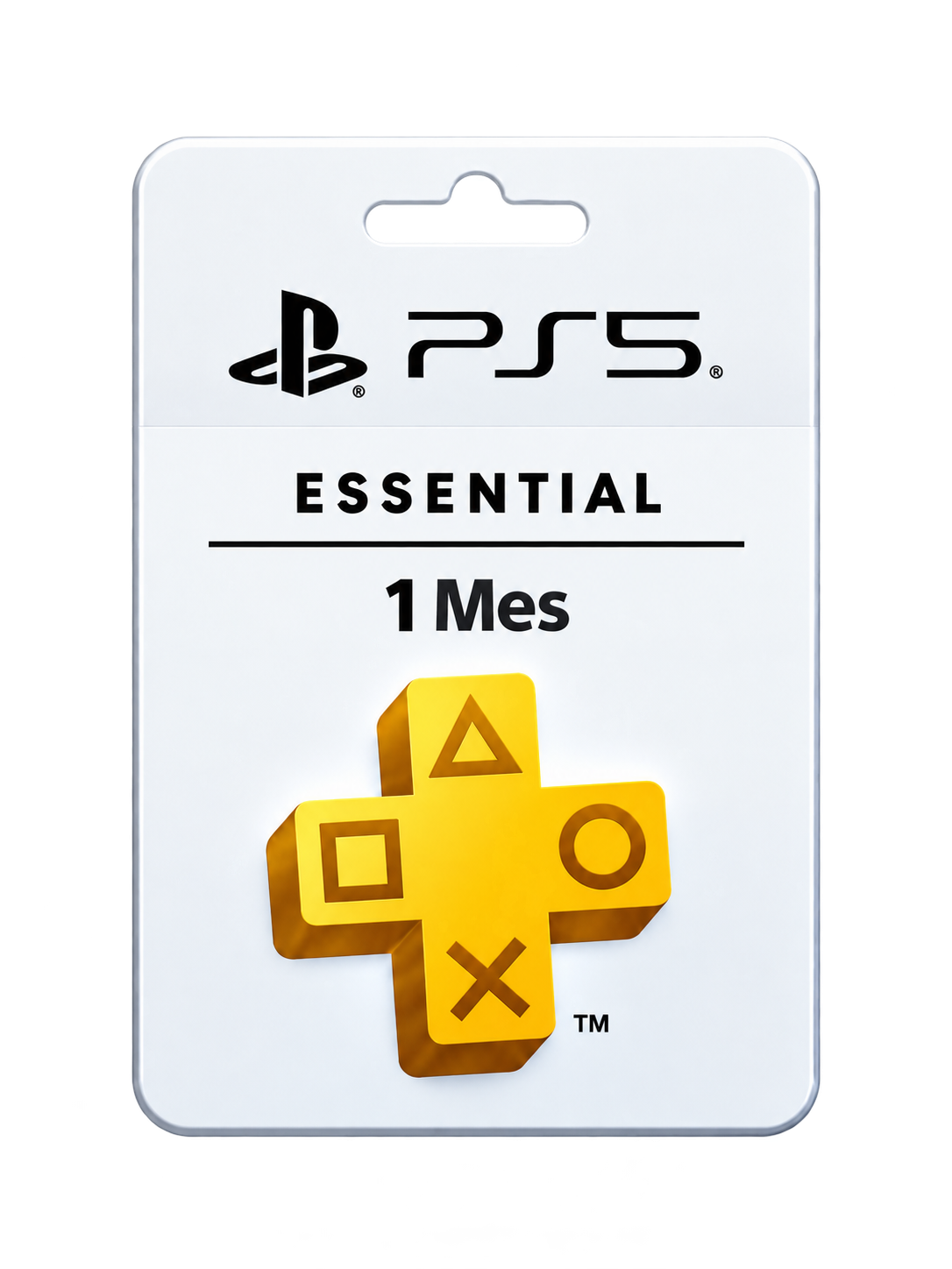 Tarjeta PlayStation Plus Essential de 1 mes para PS5