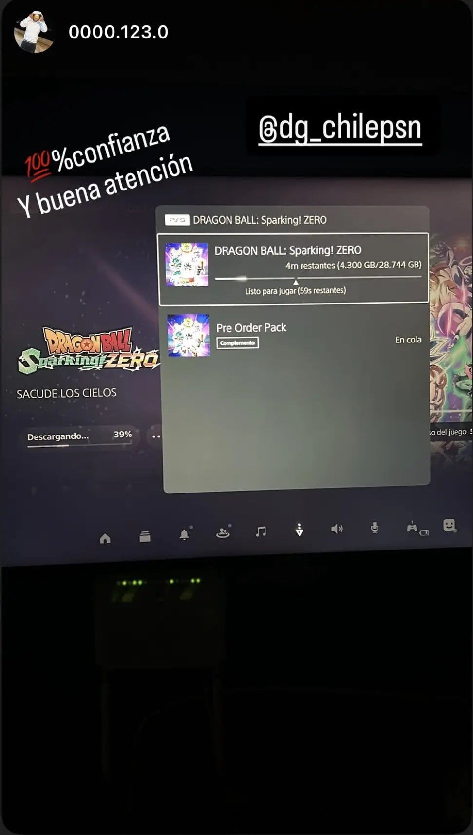 Cliente destacando la confianza y atención de PSNCHILE